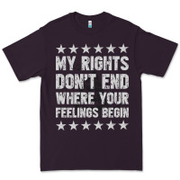 Plum My Rights Don't End Where Your Feelings Begin Premium Tee - artisFamous