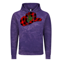 Cloud Purple cowboy christmas Vintage Hoodie - CowhideDigitalArt