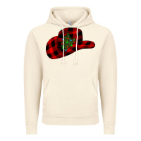 Vintage Artic cowboy christmas Vintage Hoodie - CowhideDigitalArt