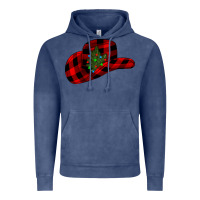 Vintage Denim cowboy christmas Vintage Hoodie - CowhideDigitalArt