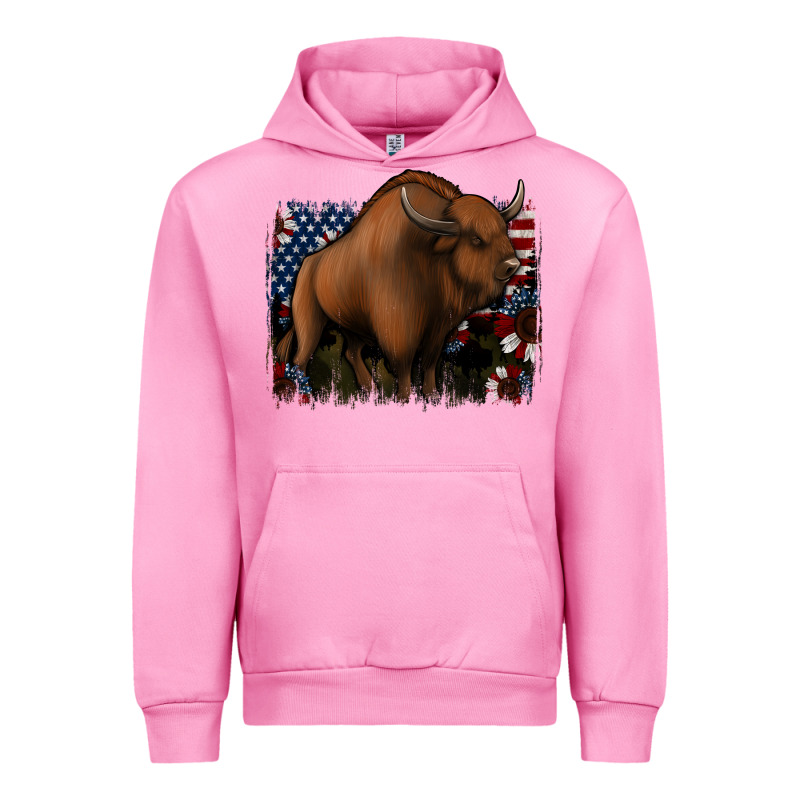 American Bison Urban Hoodie by Jasminsmagicworld | Teevron