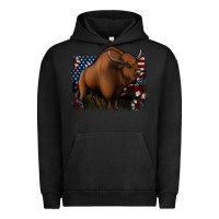 Pigment Black American Bison Urban Hoodie - Jasminsmagicworld