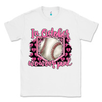 White in october we wear pink baseball Classic Tee - BarkalooDesign