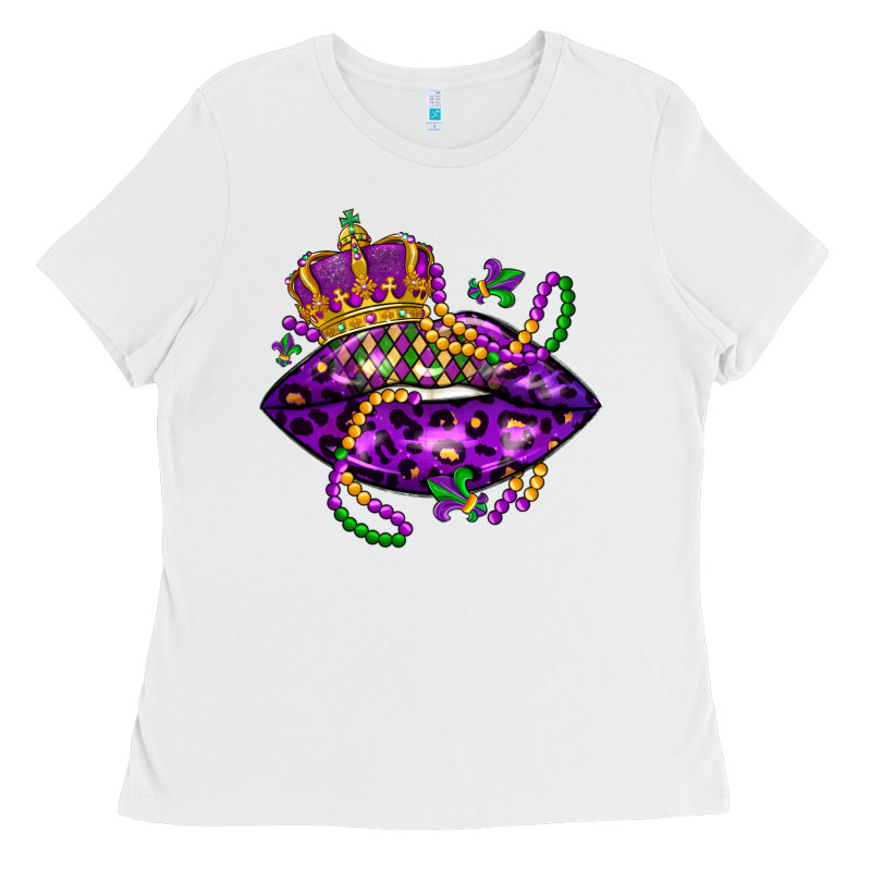 Mardi Gras Lips Ladies Tee by LillyAllenDesigns | Teevron