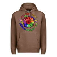 Chestnut oncology team sunflower Premium Hoodie - BarkalooDesign