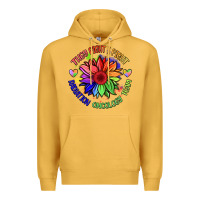 Mustard oncology team sunflower Premium Hoodie - BarkalooDesign