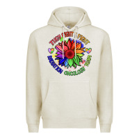 Oatmeal Heather oncology team sunflower Premium Hoodie - BarkalooDesign