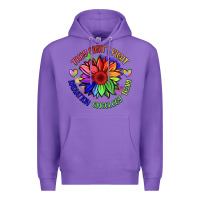 Purple oncology team sunflower Premium Hoodie - BarkalooDesign