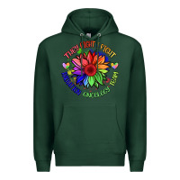 Sports Green oncology team sunflower Premium Hoodie - BarkalooDesign