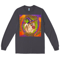 Smoke Halloween Pomeranian Dog Long Sleeve Tee - LillyAllenDesigns