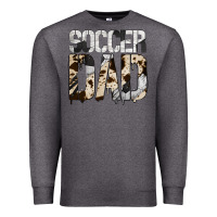 Charcoal Heather no background soccer dad Premium Sweatshirt - Jasminsmagicworld