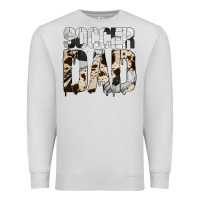 Dove Grey no background soccer dad Premium Sweatshirt - Jasminsmagicworld