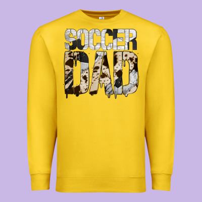 No Background Soccer Dad Premium Sweatshirt Designed By Jasminsmagicworld