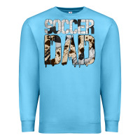 Ocean Blue no background soccer dad Premium Sweatshirt - Jasminsmagicworld