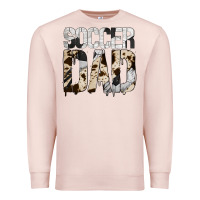 Pale Pink no background soccer dad Premium Sweatshirt - Jasminsmagicworld