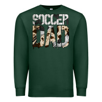 Sports Green no background soccer dad Premium Sweatshirt - Jasminsmagicworld