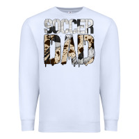 White no background soccer dad Premium Sweatshirt - Jasminsmagicworld