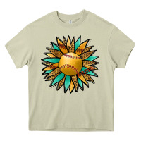Mossy Softball Sunflower Heavy Core Tee - Jasminsmagicworld