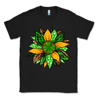 Black St. Patrick's sunflower Classic Tee - OliviaCreatesArt