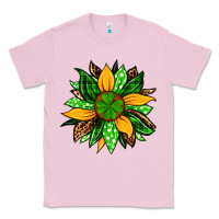Bubblegum Pink St. Patrick's sunflower Classic Tee - OliviaCreatesArt