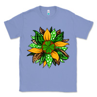Colony Blue St. Patrick's sunflower Classic Tee - OliviaCreatesArt