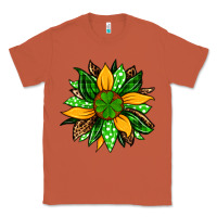 Copper St. Patrick's sunflower Classic Tee - OliviaCreatesArt