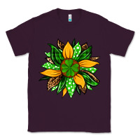 Plum St. Patrick's sunflower Classic Tee - OliviaCreatesArt