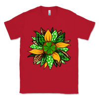 Red St. Patrick's sunflower Classic Tee - OliviaCreatesArt