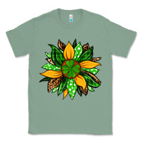 Sage St. Patrick's sunflower Classic Tee - OliviaCreatesArt