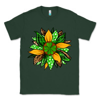 Sports Green St. Patrick's sunflower Classic Tee - OliviaCreatesArt