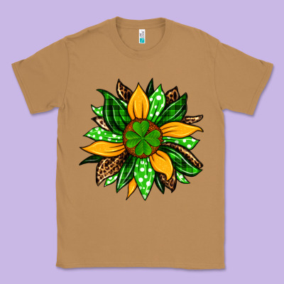 St. Patrick's Sunflower Classic Tee Designed By Oliviacreatesart