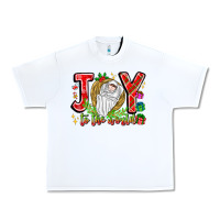 White joy to the world Urban Heavy Tee - CowhideDigitalArt