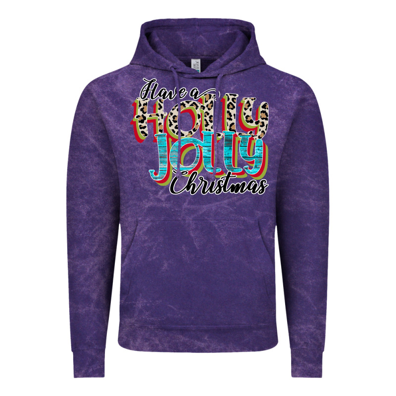Have A Holly Jolly Christmas Vintage Hoodie by CowhideDigitalArt | Teevron