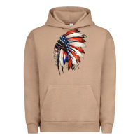 Pigment Burro 4th of July Indian Headdress Gypsy Spirit Skull Urban Hoodie - Jasminsmagicworld