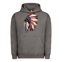 Pigment Tornado 4th of July Indian Headdress Gypsy Spirit Skull Urban Hoodie - Jasminsmagicworld