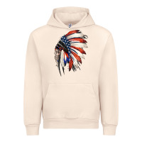 Sandshell 4th of July Indian Headdress Gypsy Spirit Skull Urban Hoodie - Jasminsmagicworld
