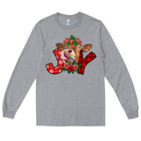 Heather Grey joy Long Sleeve Tee - SublimationCraftShop