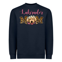 Navy labrador mom Heavyweight Sweatshirt - Jasminsmagicworld