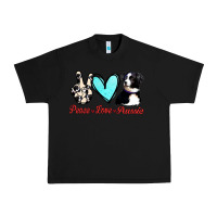 Black Peace Love Aussie Urban Heavy Tee - Jasminsmagicworld