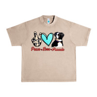 French Oak Peace Love Aussie Urban Heavy Tee - Jasminsmagicworld