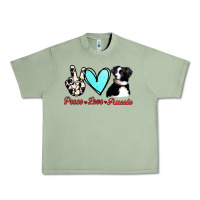 Oil Green Peace Love Aussie Urban Heavy Tee - Jasminsmagicworld