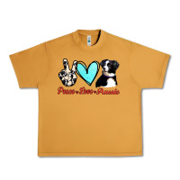 Peanut Butter Peace Love Aussie Urban Heavy Tee - Jasminsmagicworld