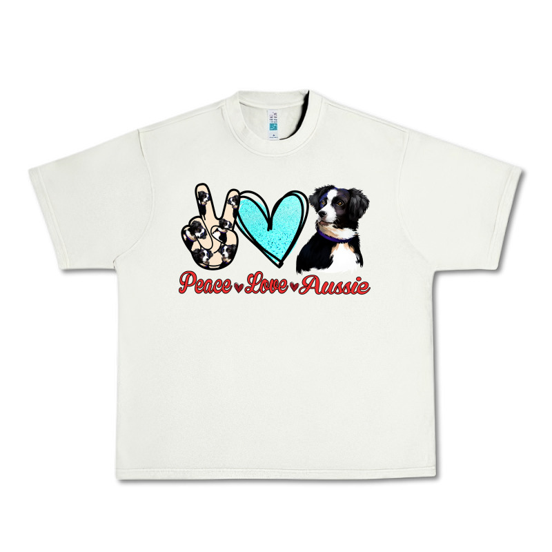 Peace Love Aussie Urban Heavy Tee by Jasminsmagicworld | Teevron