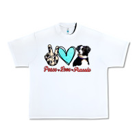 White Peace Love Aussie Urban Heavy Tee - Jasminsmagicworld