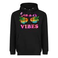 Black Summer Vibes Heavyweight Hoodie - Jasminsmagicworld