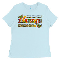 Colorful Juneteenth Celebration Art Ladies Tee | Teevron