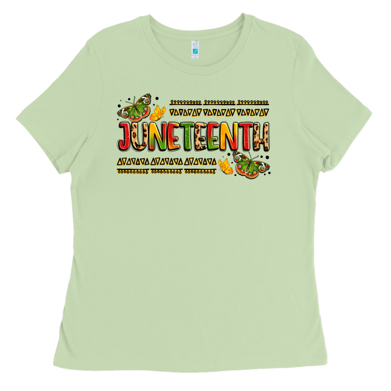 Colorful Juneteenth Celebration Art Ladies Tee by LillyAllenDesigns | Teevron