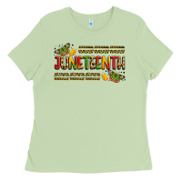 Matcha colorful juneteenth celebration art Ladies Tee - LillyAllenDesigns