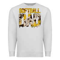 Dove Grey no background softball dad Premium Sweatshirt - Jasminsmagicworld