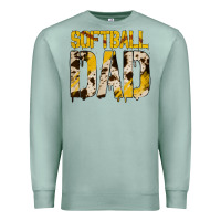 Seafoam no background softball dad Premium Sweatshirt - Jasminsmagicworld